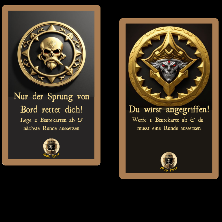 Board game Pirate Curse - The exciting board game for fearless pirates. Raid galleons to make precious booty